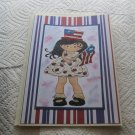 USA Girl - 5x7" Greeting Card with envelope