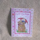 I Love You Mom Umbrella Bears - 5x7" Greeting Card with envelope I Love You Mom Umbrella Bears - 5x7" Greeting Card with envelope