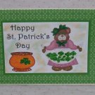 Happy St Patrick's Day Girl - 5x7" Greeting Card with envelope
