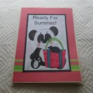 Ready For Summer Girl - 5x7" Greeting Card with envelope