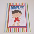 Surf's Up Girl - 5x7" Greeting Card with envelope