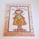 Be Thankful Angel Girl - 5x7" Greeting Card with envelope