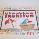 Vacation Sailboat - 5x7" Greeting Card with envelope