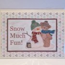 Snow Much Fun - 5x7" Greeting Card with envelope