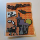 Happy Halloween Keep Out 2 - 5x7" Greeting Card with envelope Happy Halloween Keep Out 2 - 5x7" Greeting Card with envelope