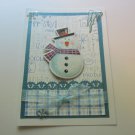 Frosty Cold Snowman Blue 1 - 5x7" Greeting Card with envelope Frosty Cold Snowman Blue 1 - 5x7" Greeting Card with envelope