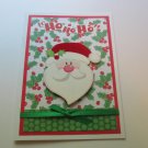 Ho Ho Ho Santa Face 1 - 5x7" Greeting Card with envelope