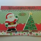 Merry Christmas Santa and Tree 1 - 5x7" Greeting Card with envelope
