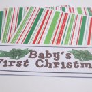Baby's First Christmas - 4pc Mat Set