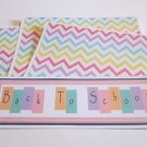 Back To School Girl Blks - 4pc Mat Set