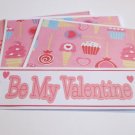 Be My Valentine - 4pc Mat Set Be My Valentine - 4pc Mat Set
