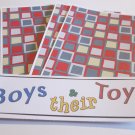Boys and Their Toys - 4pc Mat Set