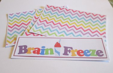 Brain Freeze 2 - 4pc Mat Set