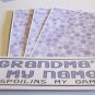 Grandma's My Name - 4pc Mat Set