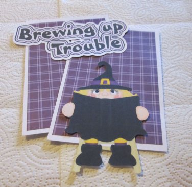 Brewing Up Trouble Witch - Mat Set