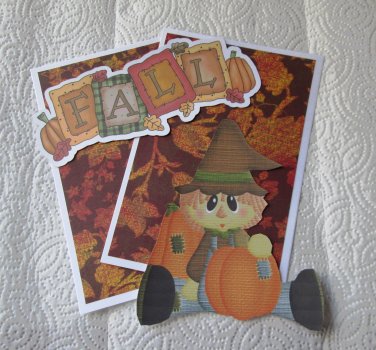 Fall Scarecrow 2 - Mat Set