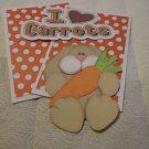 I Love Carrots Bunny - Mat Set