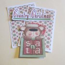 Country Christmas Bear 1 - Mat Set