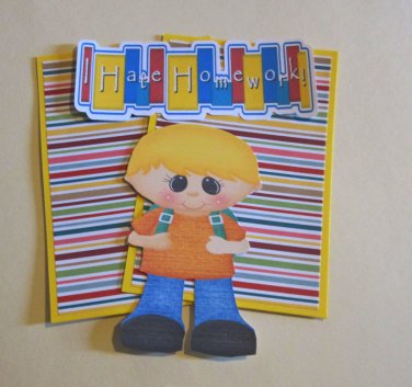 I Hate Homework Boy - Mat Set