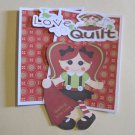 I Love To Quilt - Mat Set