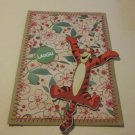 Tigger Laugh - Chipboard Item and Sewn Mat - Mat Set