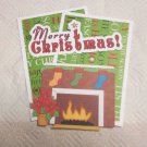 Merry Christmas Fireplace - Mat Set