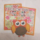 Pile On The Fall Fun Owl - Mat Set