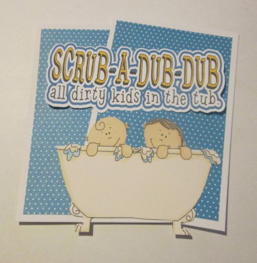 Scrub a dub dub - Mat Set