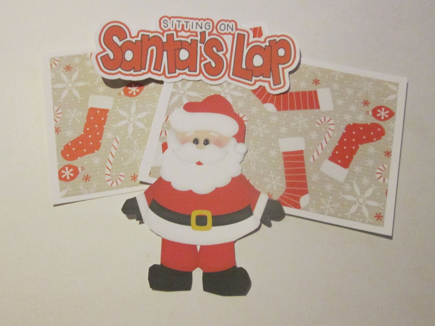 Sitting On Santa's Lap a - Mat Set