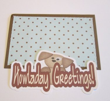 Howladay Greetings Title ac - Sewn Mat and Piece - Mat Set