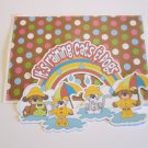It's Raining Cats and Dogs Set ac - Sewn Mat and Piece - Mat Set