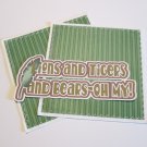 Lion and Tigers Title ac - Sewn Mat and Piece - Mat Set