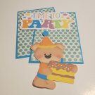 Time To Party Boy Bear - Mat Set