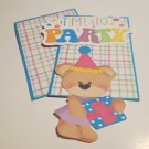 Time To Party Girl Bear - Mat Set