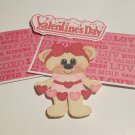 Valentine's Day Girl Bear - Mat Set Valentine's Day Girl Bear - Mat Set