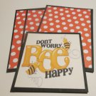 Don't Worry Bee Happy - Title/Saying Mat Set