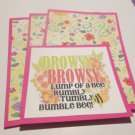 Drowsy Browsy - Title/Saying Mat Set