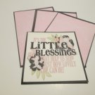 It's The Little Blessings - Title/Saying Mat Set