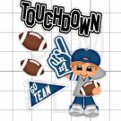 Touchdown Boy - White Border Printed Piece Set