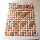 Alphabet Circles- Earth- Alphabet Stickers