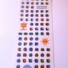 Sun and Sand- Alphabet Stickers