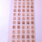 Tags -Nostalgiques 2- Alphabet Stickers