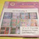 Girl Everyday 3 - Premade 12x12 Scrapbook