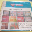 Girl Everyday 10 - Premade 12x12 Scrapbook
