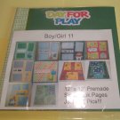 Boy/Girl 11 - Premade 12x12 Scrapbook