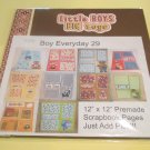 Boy Everyday 29 - Premade 12x12 Scrapbook