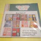 Boy/Girl  Everyday 27 - Premade 12x12 Scrapbook