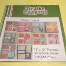 Christmas 9 - Premade 12x12 Scrapbook