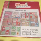 Christmas 11 - Premade 12x12 Scrapbook