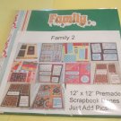Family 2 - Premade 12x12 Scrapbook